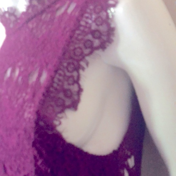 Free People Purple Lace Dress - Picture 4 of 8